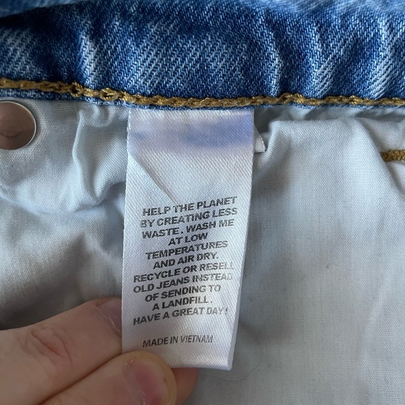 PacSun Women’s Distressed Light Wash 90s Stretch Straight Leg Denim NWOT Size 30 - Picture 13 of 16